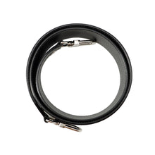 将图像加载到图库查看器中,LOUIS VUITTON Logo Shoulder Strap Noir/MetalicGrayJ02392 Leather