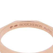 Load image into Gallery viewer, Boucheron Facet Ring Size Medium/58/#18JAL00259 18K Pink Gold