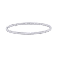 Load image into Gallery viewer, Boucheron Quatre Grosgrain Bangle Bracelet Size Small/18JBT00749 18K White Gold