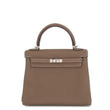 Load image into Gallery viewer, HERMES Kelly Retourne Etoupe Togo Leather Size 25