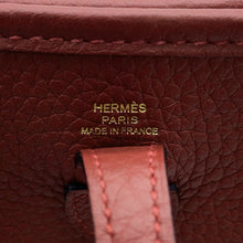 将图像加载到图库查看器中,HERMES Evelyne Amazon Long Rouge H Taurillon Clemence Size TPM
