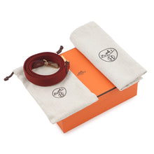 将图像加载到图库查看器中,HERMES Evelyne Amazon Long Rouge H Taurillon Clemence Size TPM