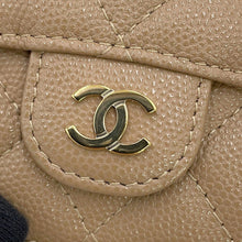 将图像加载到图库查看器中,CHANEL Tri-fold compact wallet BeigeAP0230 Caviar Leather