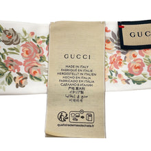 Load image into Gallery viewer, GUCCI Printed Silk Ribbon Scarf Aquamarine/Pink783189 3G001 3972 Silk100%
