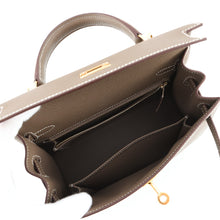 Load image into Gallery viewer, HERMES Kelly Sellier Etoupe Epsom Size 25