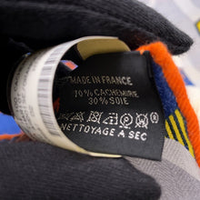 将图像加载到图库查看器中,HERMES Carre H100 Mega Chariot Size 100 Blue/Ardoise/Orange Cashmere70% Silk30%