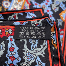 将图像加载到图库查看器中,HERMES Giant Square Tapis Persans Size 140 Red/Multicolor Silk100%