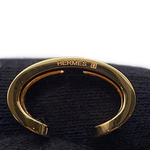 Load image into Gallery viewer, HERMES Pop Ash Ear Cuff Marong rasse Gold Plated Lacquer