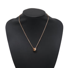 Load image into Gallery viewer, CARTIER Love Three Hoop Diamond NecklaceB7219700 K18YG K18PG K18WG