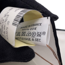 将图像加载到图库查看器中,HERMES Carre Le Pommier Sellier Size 90 Black/White Silk100%