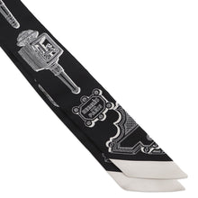 Load image into Gallery viewer, HERMES Twilly Merveilleuse Lantern Black/White Silk100%