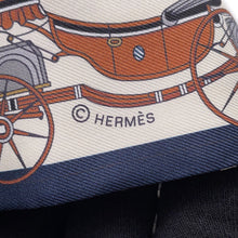 将图像加载到图库查看器中,HERMES Evolution of the Twilly carriage Marine/Camel/White Silk100%