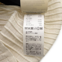 Load image into Gallery viewer, HERMES cardigan Size 36 Ivory6E2735DG Cashmere70% Silk30%