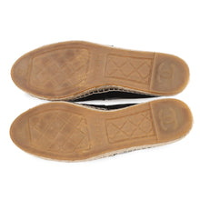 将图像加载到图库查看器中,CHANEL CC Logo espadrilles Black/SilverG29762 Patent Leather Raffia Size 37