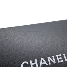 Load image into Gallery viewer, CHANEL CC Logo espadrilles Black/SilverG29762 Patent Leather Raffia Size 37