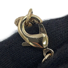 Load image into Gallery viewer, CHANEL CC Logo Circle Necklace Gold Plated Faux Pearl