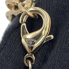 Load image into Gallery viewer, CHANEL CC Logo Circle Necklace Gold Plated Faux Pearl