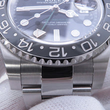 Load image into Gallery viewer, ROLEX GMT Master II W40mm Stainless Steel Black Dial126710GRNR