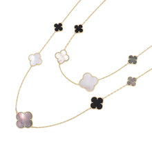 将图像加载到图库查看器中,Van Cleef & Arpels Magic Alhambra Long Necklace 16 motifsVCARD79400 18K Yellow Gold
