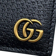 Load image into Gallery viewer, GUCCI GG Marmont Money Clip Black436022 Leather
