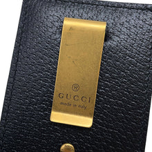 Load image into Gallery viewer, GUCCI GG Marmont Money Clip Black436022 Leather