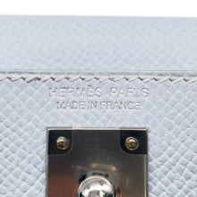 Load image into Gallery viewer, HERMES Mini Kelly 2 Tricolor Blue Plume/Vert Jade/Gold Epsom Size Mini