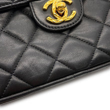 Load image into Gallery viewer, CHANEL ChainShoulder Fringe Black Lambskin