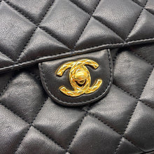 Load image into Gallery viewer, CHANEL ChainShoulder Fringe Black Lambskin
