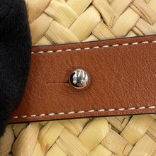 将图像加载到图库查看器中,LOEWE Basket Bag Natural/Orange/BrownA223S92X01 Raffia Leather Size Medium
