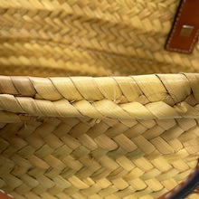 将图像加载到图库查看器中,LOEWE Basket Bag Natural/Orange/BrownA223S92X01 Raffia Leather Size Medium