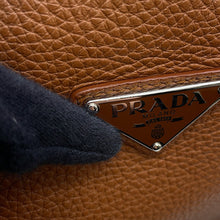 Load image into Gallery viewer, PRADA Vitello Dino Shoulder Bag Brown2VH182 Grain Leather