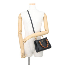 Load image into Gallery viewer, GUCCI Diana Bamboo 2WAYHandbag Black702732 U3ZDT 1073 Leather Size Small
