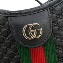 将图像加载到图库查看器中,GUCCI Gillio Large Tote Japan Limited Edition Black865452 MicroGuccissimaLeather Size Large