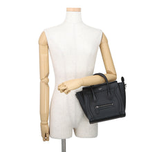 Load image into Gallery viewer, CELINE Luggage shopper Black189243 Leather Size Nano