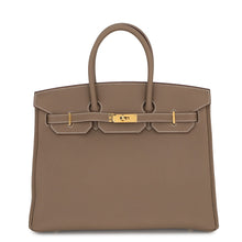 将图像加载到图库查看器中,HERMES Birkin Etoupe Togo Leather Size 35