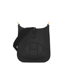 Load image into Gallery viewer, HERMES Evelyne Amazon Long Black Taurillon Clemence Size TPM