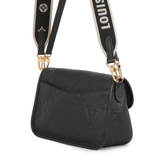 将图像加载到图库查看器中,LOUIS VUITTON Dianu Noir/PurpleM46386 Monogram Empreinte Leather