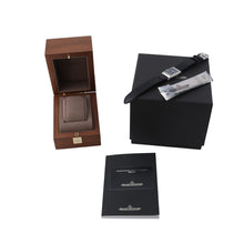 将图像加载到图库查看器中,JAEGER-LE COULTRE Reverso Tribute Duo Small Seconds H42.9mmxW25.5mm Stainless Steel Leather White/Blue DialQ3908410