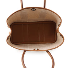 Load image into Gallery viewer, HERMES Neo Garden Ecru/Gold Toile H Negonda Leather Size 23