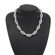 将图像加载到图库查看器中,HERMES Chaine d'Ancre Necklace 29 frames Size GM SV925