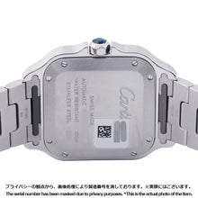 Load image into Gallery viewer, CARTIER Santos de Cartier MM W35.1mm Stainless Steel Silver DialWSSA0029