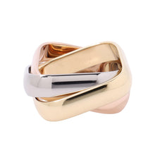 Load image into Gallery viewer, CARTIER Trinity Cushion Ring Size Large/56/#16B4239900 K18WG K18PG K18YG