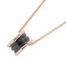 Load image into Gallery viewer, BVLGARI B.Zero1 Necklace346083 K18PG BlackCeramic