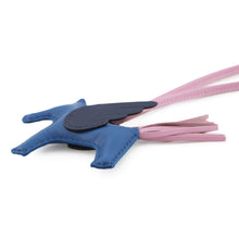 Load image into Gallery viewer, HERMES Rodeo Pegasus Blue France / Blue Saphir / Mauve Sylvestre Lambskin Swift Leather Size PM