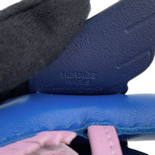 Load image into Gallery viewer, HERMES Rodeo Pegasus Blue France / Blue Saphir / Mauve Sylvestre Lambskin Swift Leather Size PM