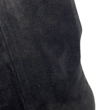 Load image into Gallery viewer, CHANEL CC Logo Long Boots BlackG45903 Suede Calf Leather Size 36 1/2