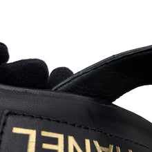 Load image into Gallery viewer, CHANEL Camellia Pumps BlackG38365 Lambskin Size 36C