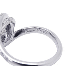Load image into Gallery viewer, CARTIER Trinity Ruban Solitaire Ring Size 50/#10N4250450/N4250400 Pt950