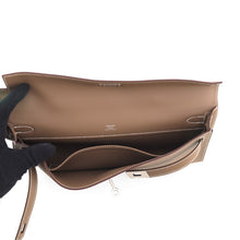 Load image into Gallery viewer, HERMES Kelly cut Etoupe Swift Leather