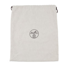 将图像加载到图库查看器中,HERMES Neo Garden Etoupe/Vanilla Toile Officier Negonda Leather Size 23